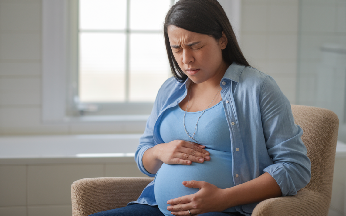 Reflux gastrique pendant la grossesse : astuces pour survivre