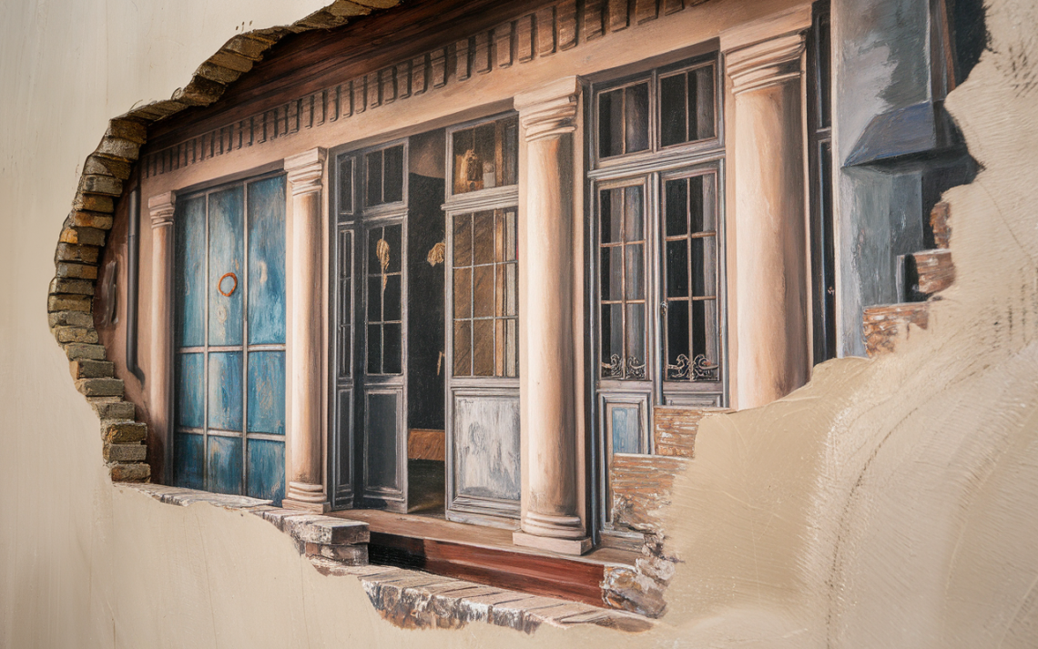 L'art du trompe-l'œil : la peinture murale effet époustouflant